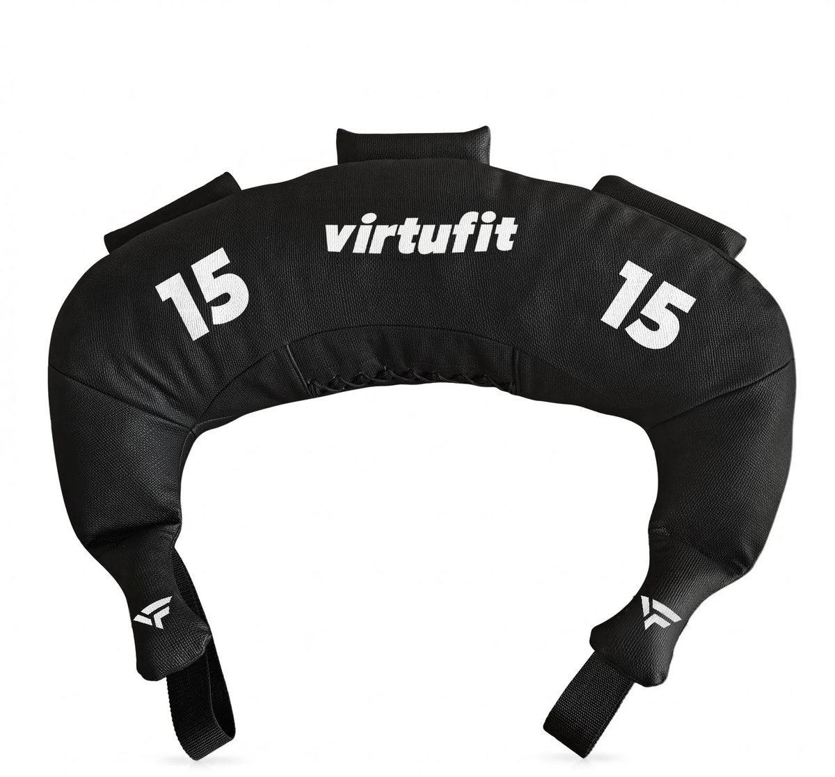 VirtuFit Bulgarian Bag - 15 kg - Power Bag - Sand bag - Weightbag - Voor Crossfit & Fitness - Zwart