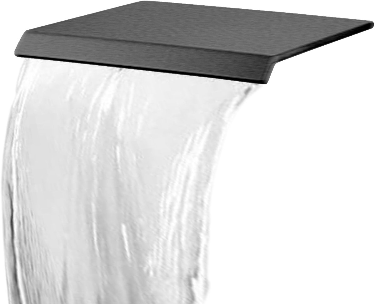 Waterval baduitloop Sanitado Industry Dule in gunmetal