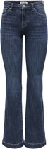 Only ONLPOWER MID FLARED PUSHUP DNM GEN332 Jeans blauw