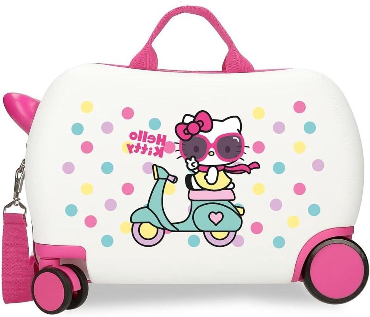 Kinderkoffer Meisjes - Reiskoffer Handbagage - Vakantie Voorbereiding - Hard ABS Plastic - 45 x 31 x 20 cm - Roze