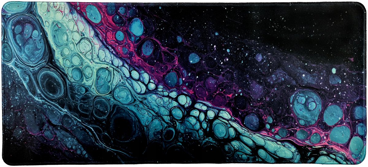 XXL Bureaumuismat & Toetsenbordpad - Abstract Ontwerp 70x30cm