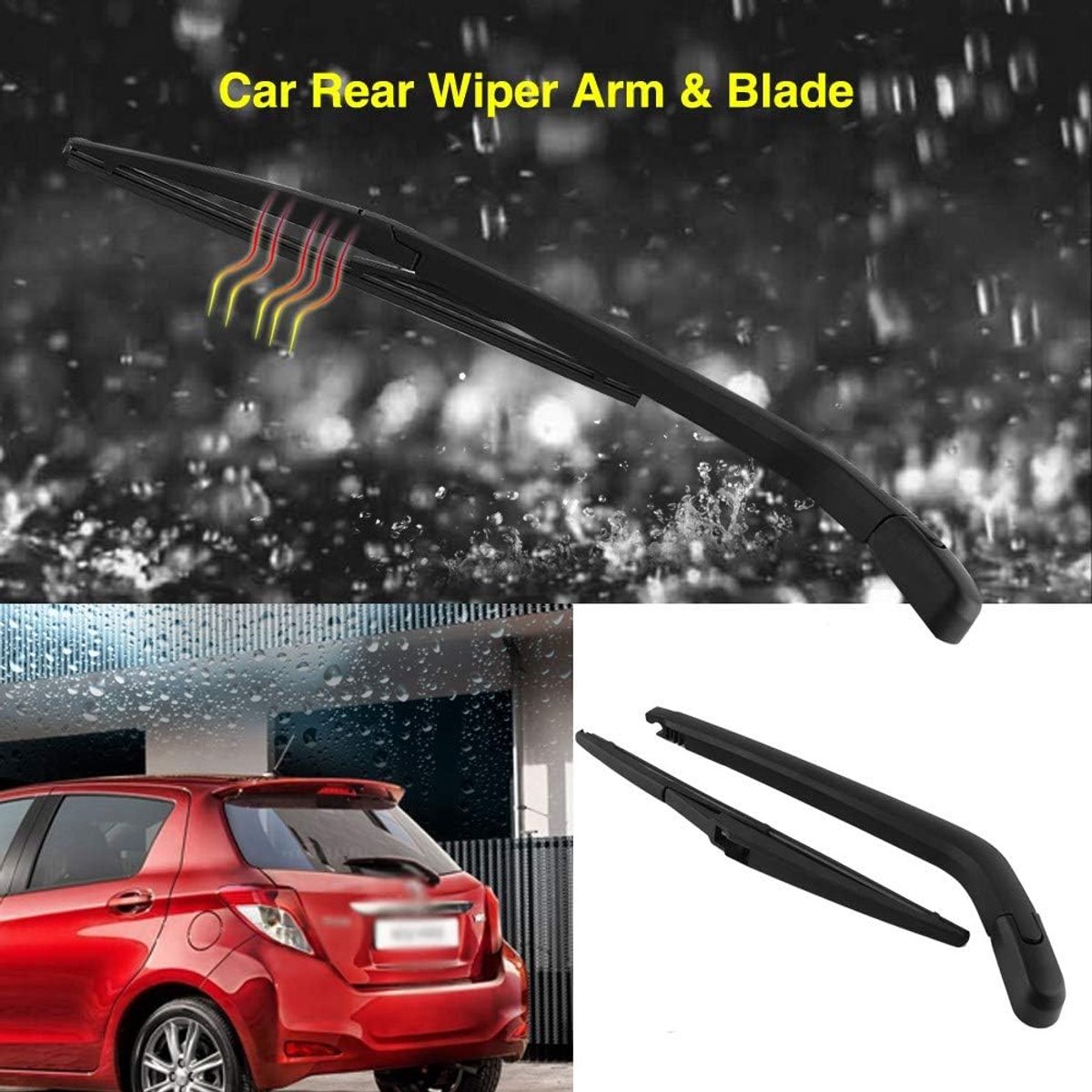 Ruitenwisserarm en ruitenwisserblad voor Yaris 1995-2005 vervangende accessoires voor Yaris ruitenwisserblad achter Yaris ruitenwissers 2009 ruitenwissers Yaris achter