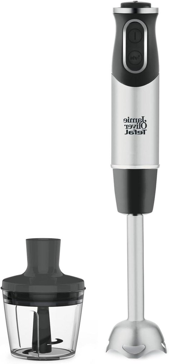 Staafmixer Set - Blender Keuken - Maaltijden Bereiden - Krachtige Motor - 500 ml - Zilver Zwart