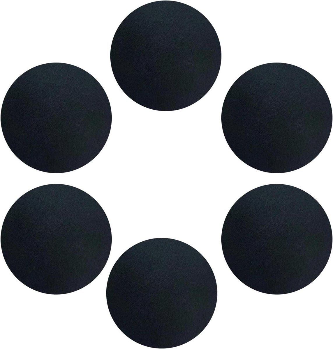 Loopband Matten - Vloerbeschermers Fitnessapparatuur - Bescherming Vloer - Schokabsorberend - 6 stuks - Zwart