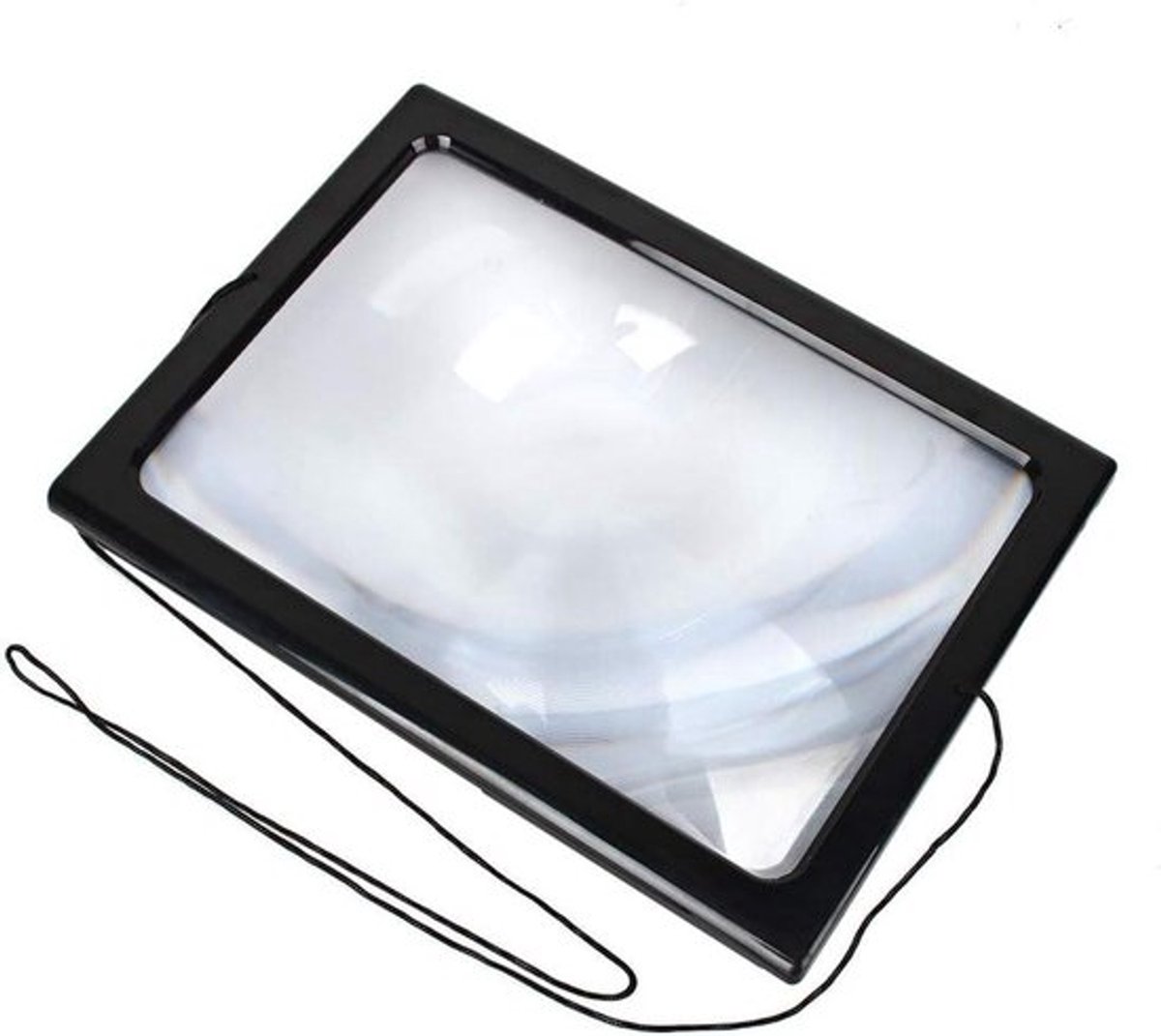 Vergrootglas met LED-verlichting en standaard voor senioren - Handsfree vergrootglas 3X - Ideaal voor lezen van kranten, boeken en kaarten