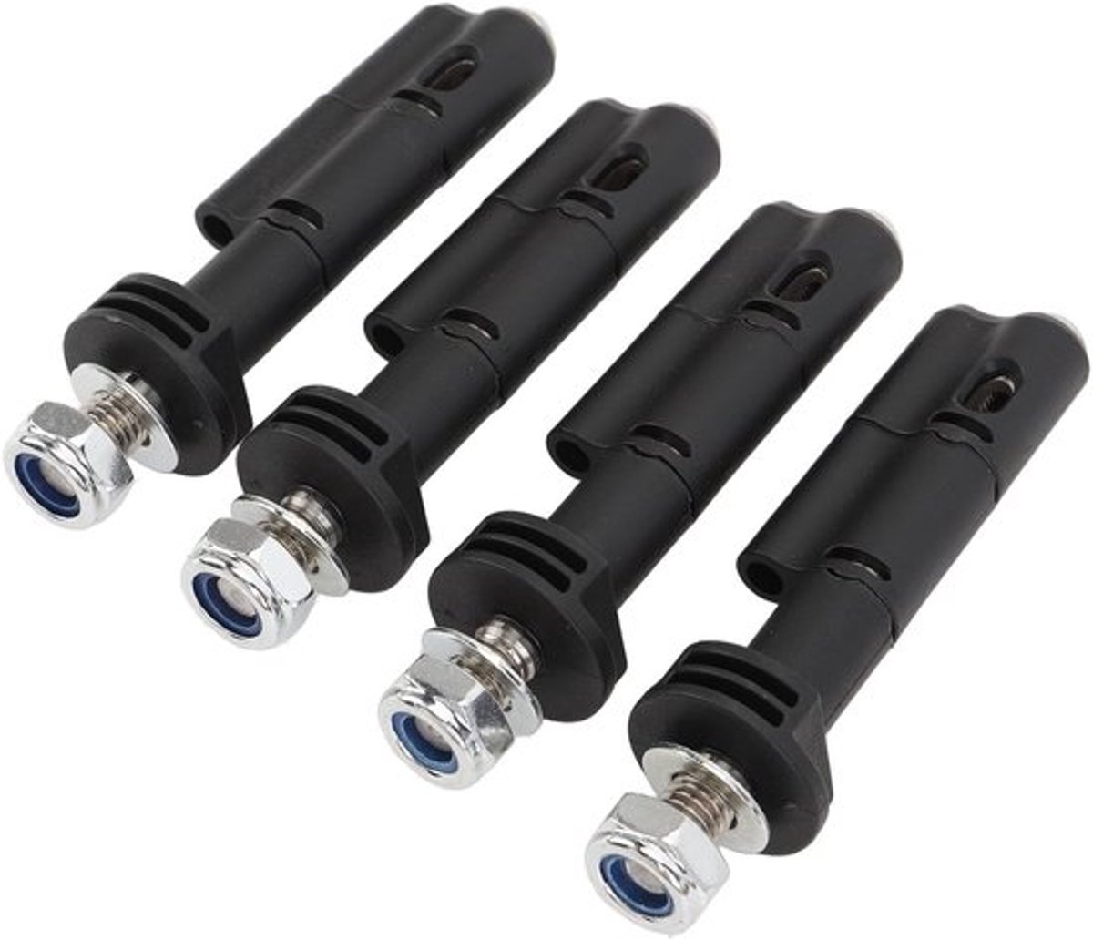 Anti-diefstal Bevestigingsset voor Recovery Shelves, 17 mm, 4 Stuks, Geschikt voor MaxTrax MKII Lite en Mini, Robuust en Betrouwbaar
