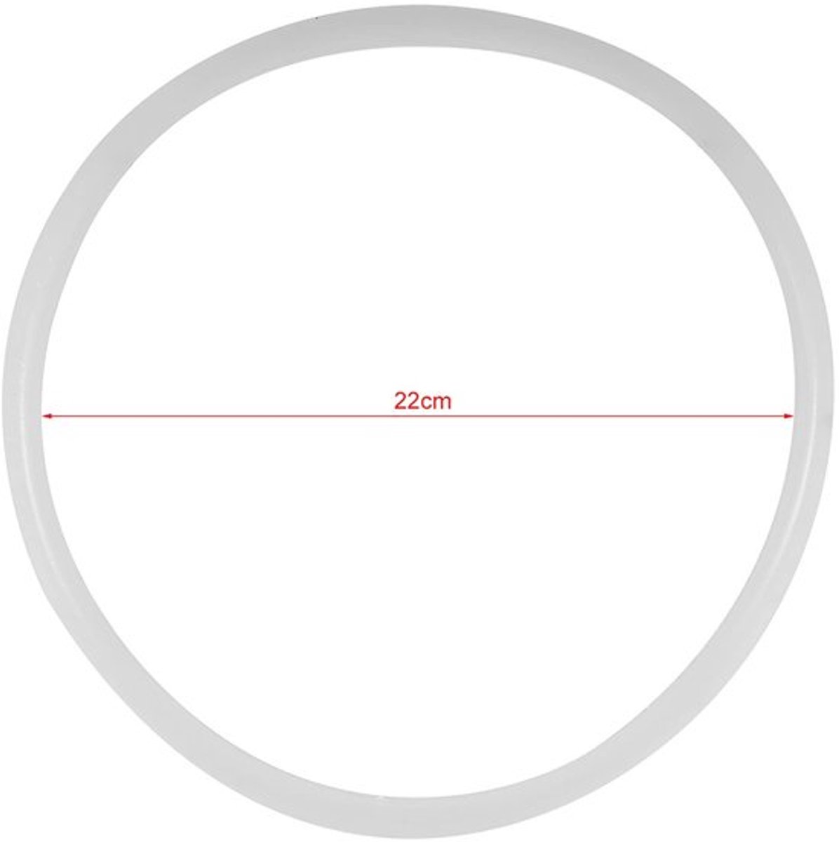 - Universele Siliconen Afdichtingsring - Vervangingsring voor Snelkookpan - Duurzaam en Veilig - 22CM Diameter - Ideaal voor InstaPot Acces..