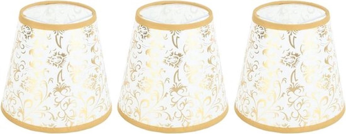 Stoffen lampenkappen in moderne stijl voor tafellampen - set van 3 stuks in tonvorm - lichtgewicht en eenvoudig te installeren - snelle warmteafvoer - clip-on systeem.