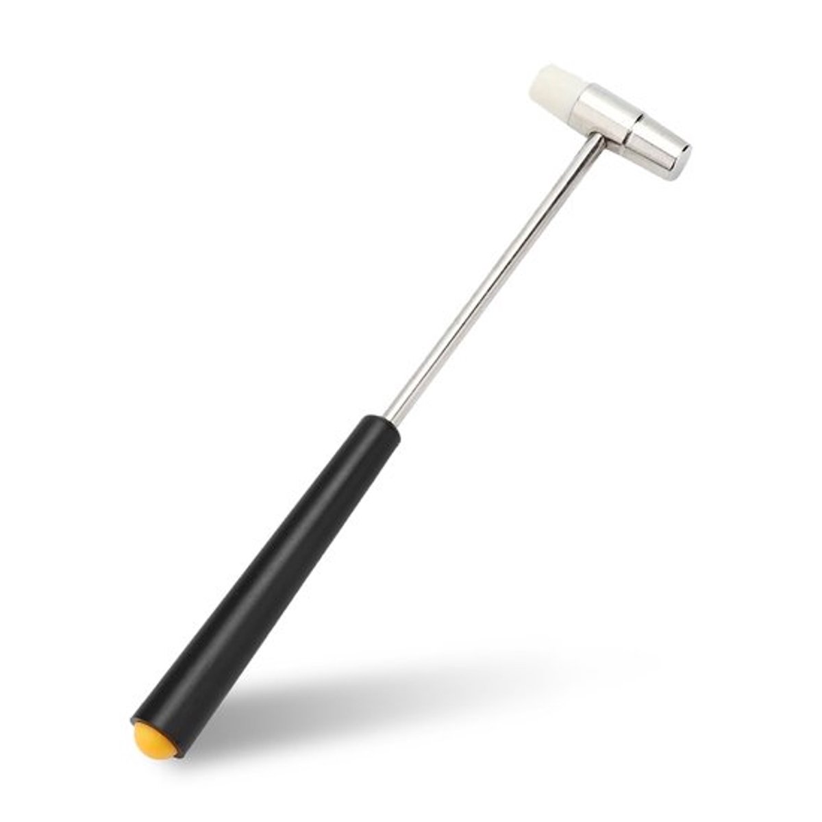 Horlogereparatiehamer dubbele kop - Draagbare Horlogebandhouder - Reparatiegereedschap - Hamer met Rubberen Kop - Materiaal: ABS/Staal - Lengte: 19 cm - Horlogemakershamer