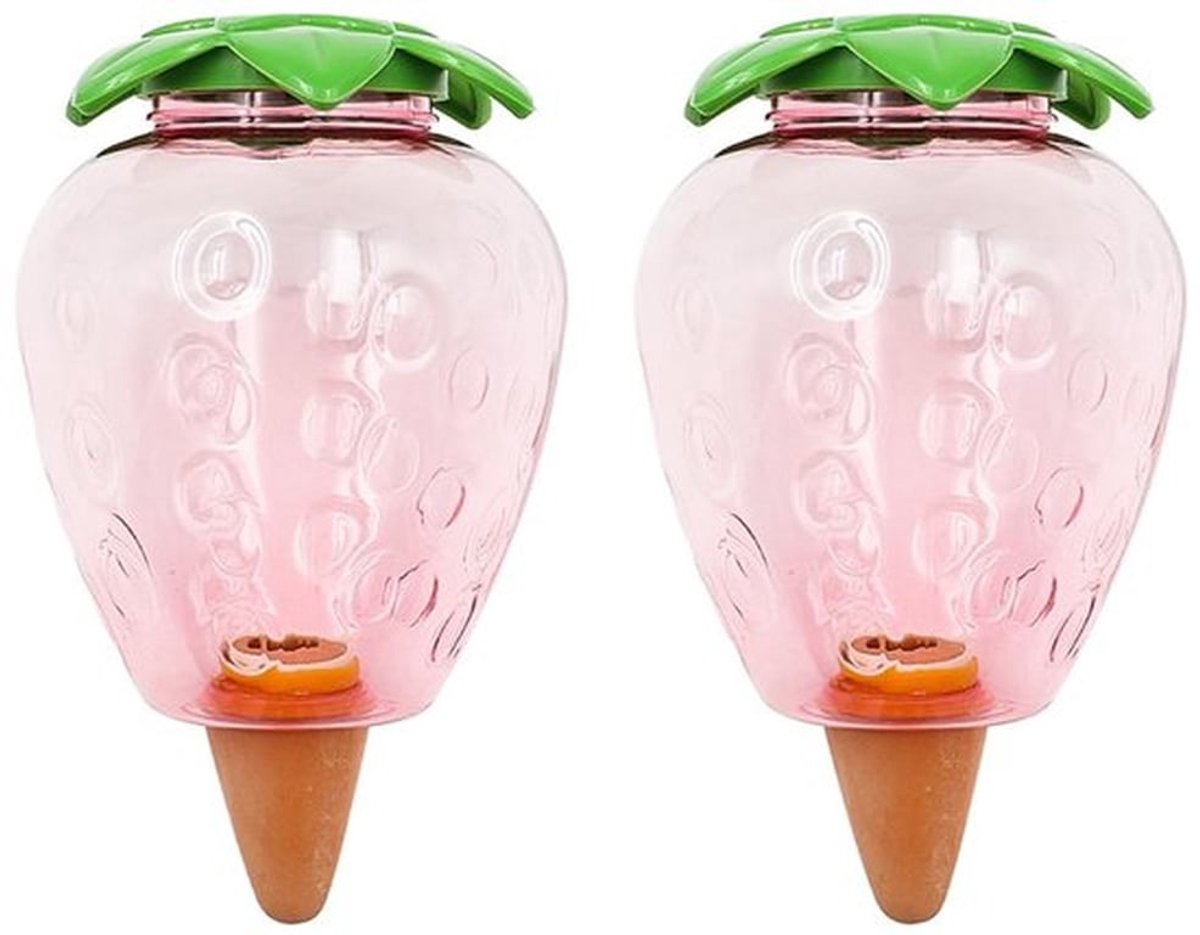 Bewateringsballen 500 ml - Aardbeientype - Plantenwater - Wateropslag - Vakantietuindecoratie - Schattig ontwerp - Zelfbewateringssysteem