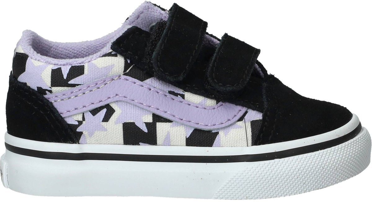 Vans Old Skool V Sneakers - Meisjes - Zwart - Maat:20