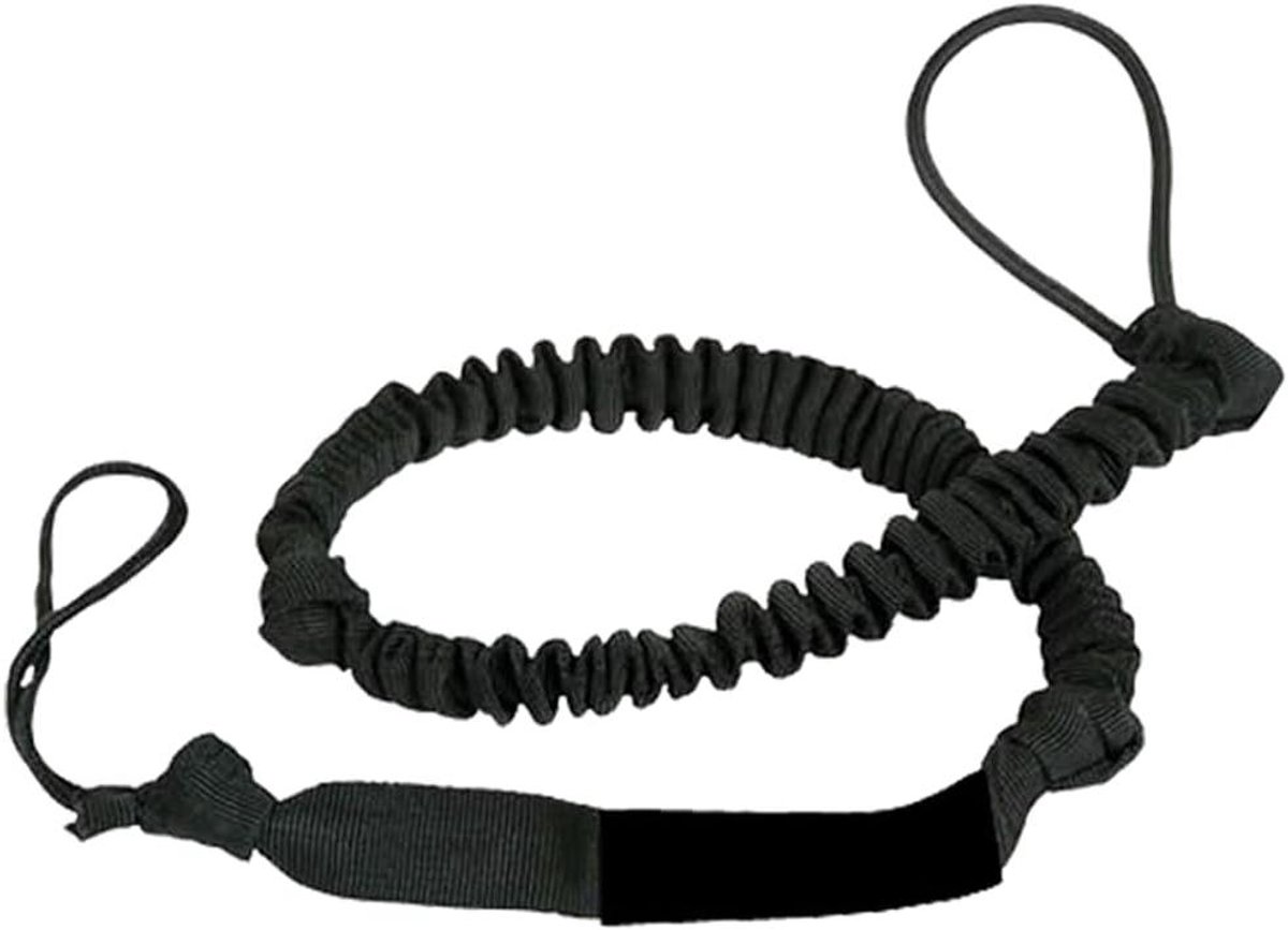 Surf Ophaallijn - Windsurf Riem - Watersport Gebruik - Elastische Lus - 18.9 x 14.9 x 6.2 cm - Zwart