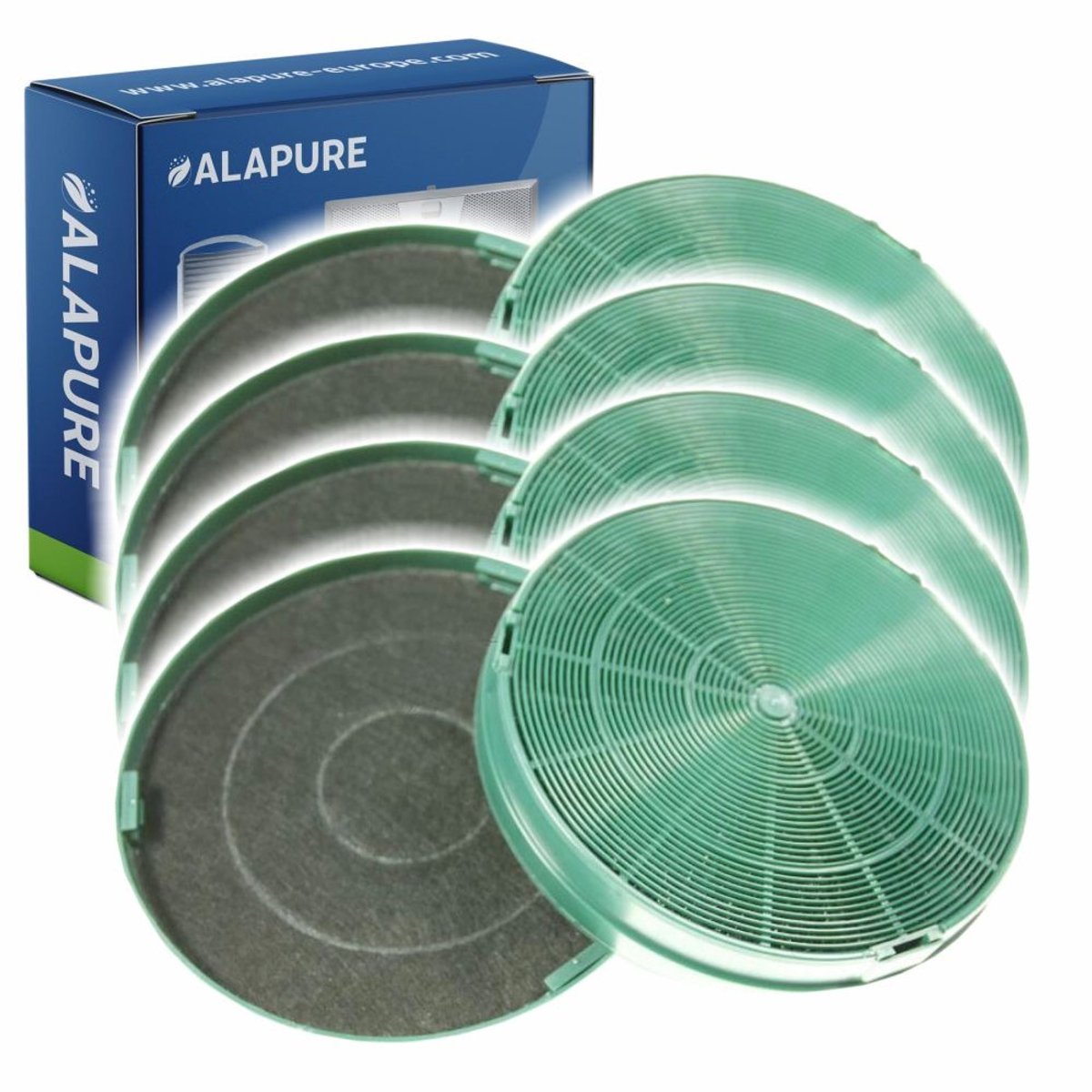 4x Koolstoffilter voor Gaggenau 00748733 / 748733