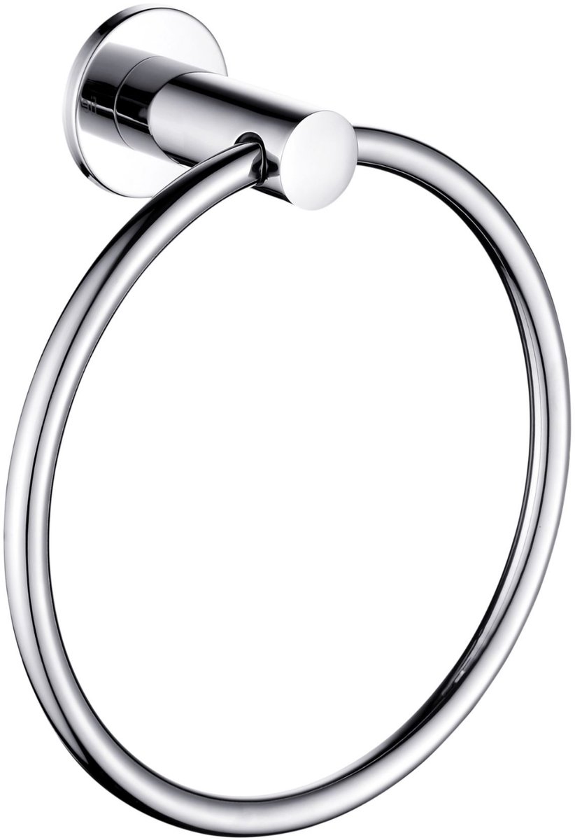 Aloni handdoekring 16 cm – chroom