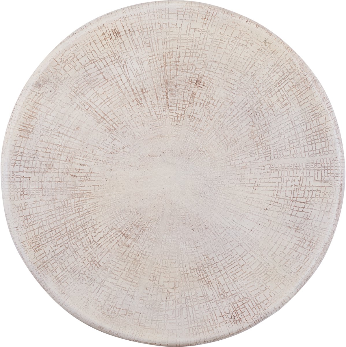 PTMD Raizo Beige Alu Sheet Textured Wall Panel Round S