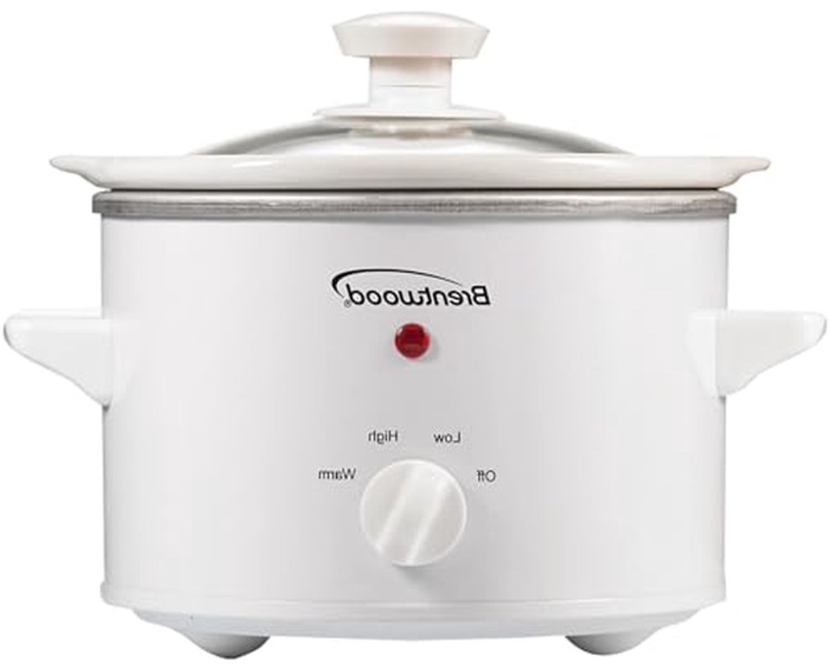 Kookpot - Stoofpan - Langzaam Koken - Compact Formaat - 1.5 Liter - Wit