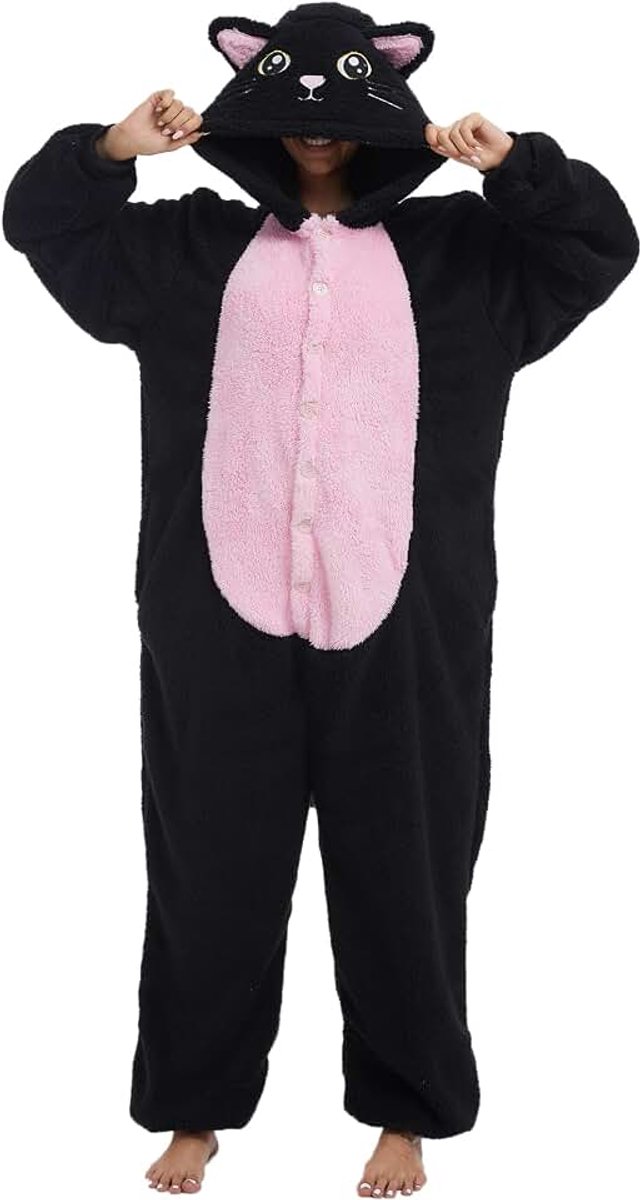 Pyjama's, jumpsuit, panda, uniseks voor volwassenen, dieren-onesie, voor cosplay, Halloween, carnaval kostuums Dames Pyjama Dierkostuums Winter
