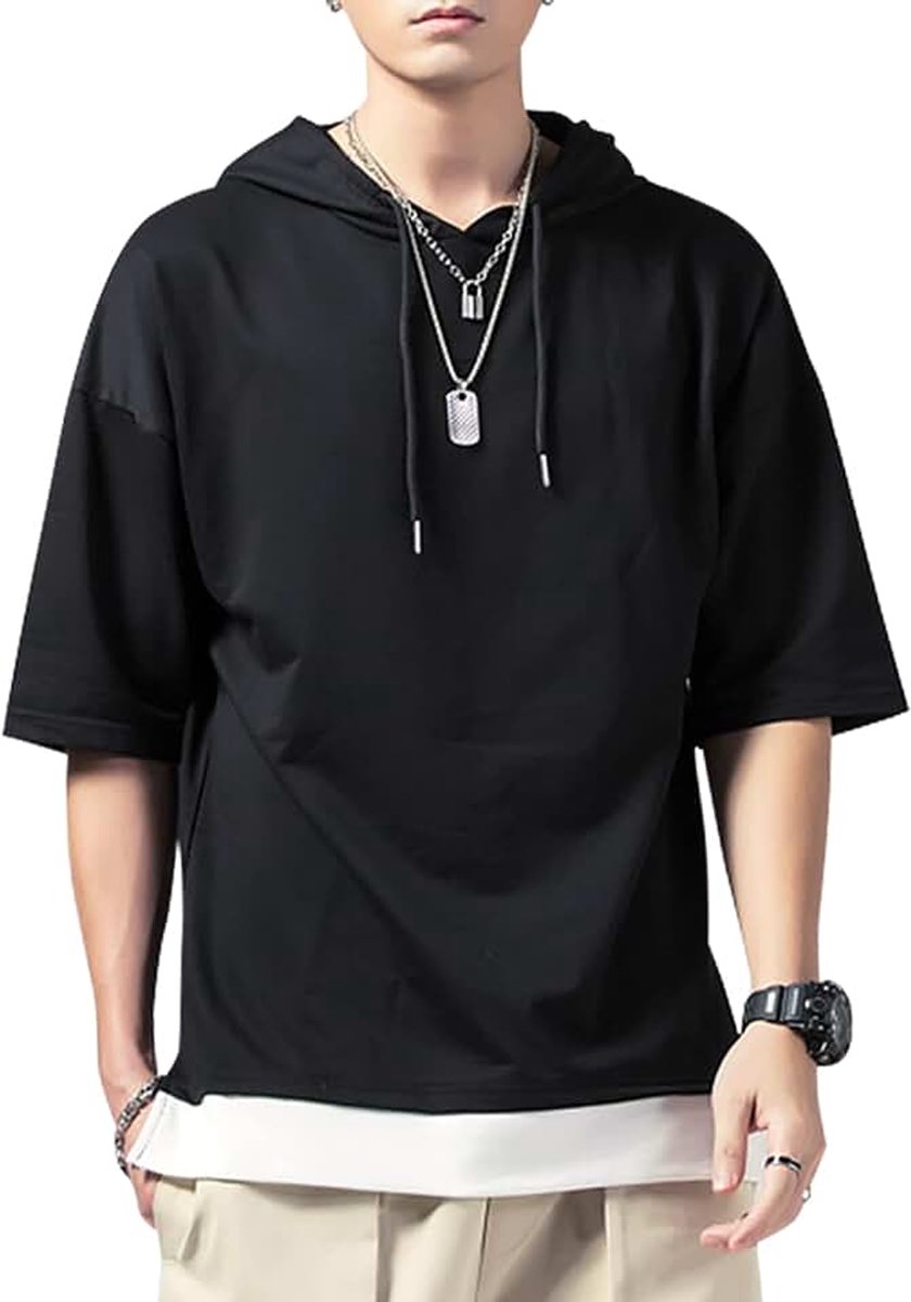 T-shirt met capuchon T Shirt Hoodie Pullover Sweatshirt
