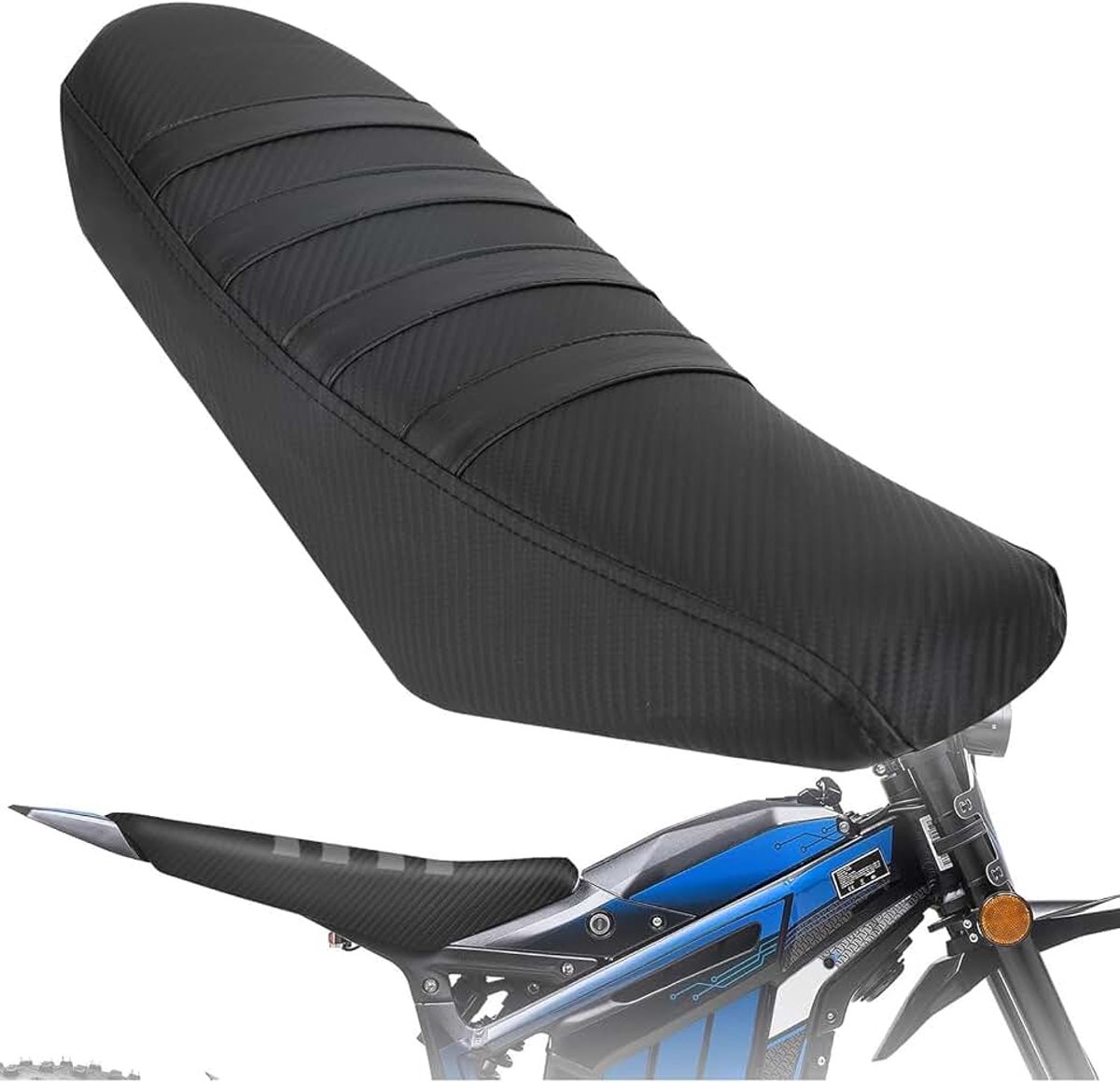 Motorzadel voor Talaria Sting MX3 MX4 Talaria Sting motorfietsgebruik Zwart | Geschikt voor Talaria Sting MX3 MX4 Talaria Sting, voor zitondersteuning op elektrische crossmotor, voor motorfietsgebruik