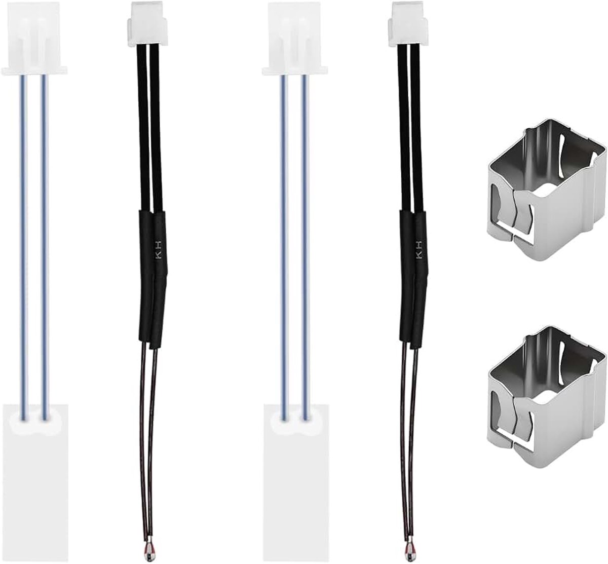 2 stuks keramische verwarmingselementen thermistor voor Elegoo Centauri Carbon, 24 V, 60 W verwarmingspatroon, hoge temperatuur thermistor, hot-end reservekits voor Centauri Carbon/Centauri