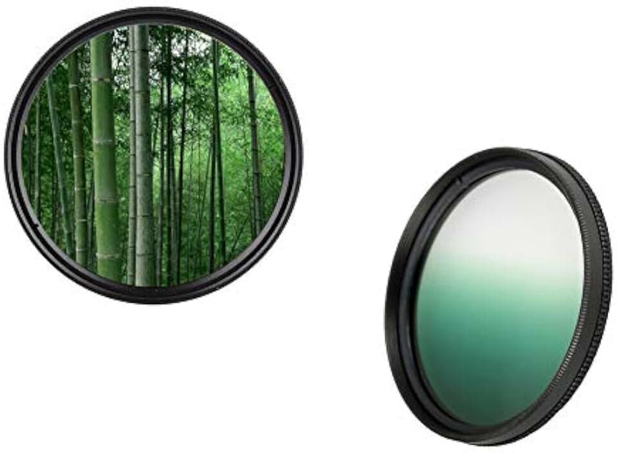 67 mm professioneel kleurverloopfilter groen kleurfilter gegradueerd 67 mm dHD DIGITAL