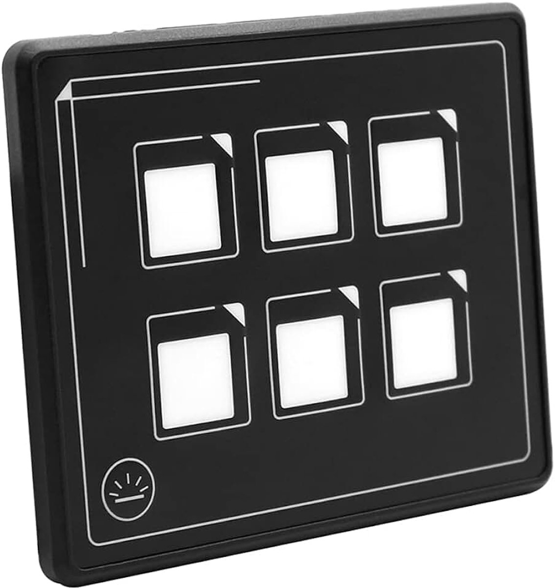 Panel Switch, Andere Andere Elektronische Apparatuur, 12-24V Auto Universele 6P Led Touch Membraan Bedieningspaneel Schakelaar Elektronische Accessoire