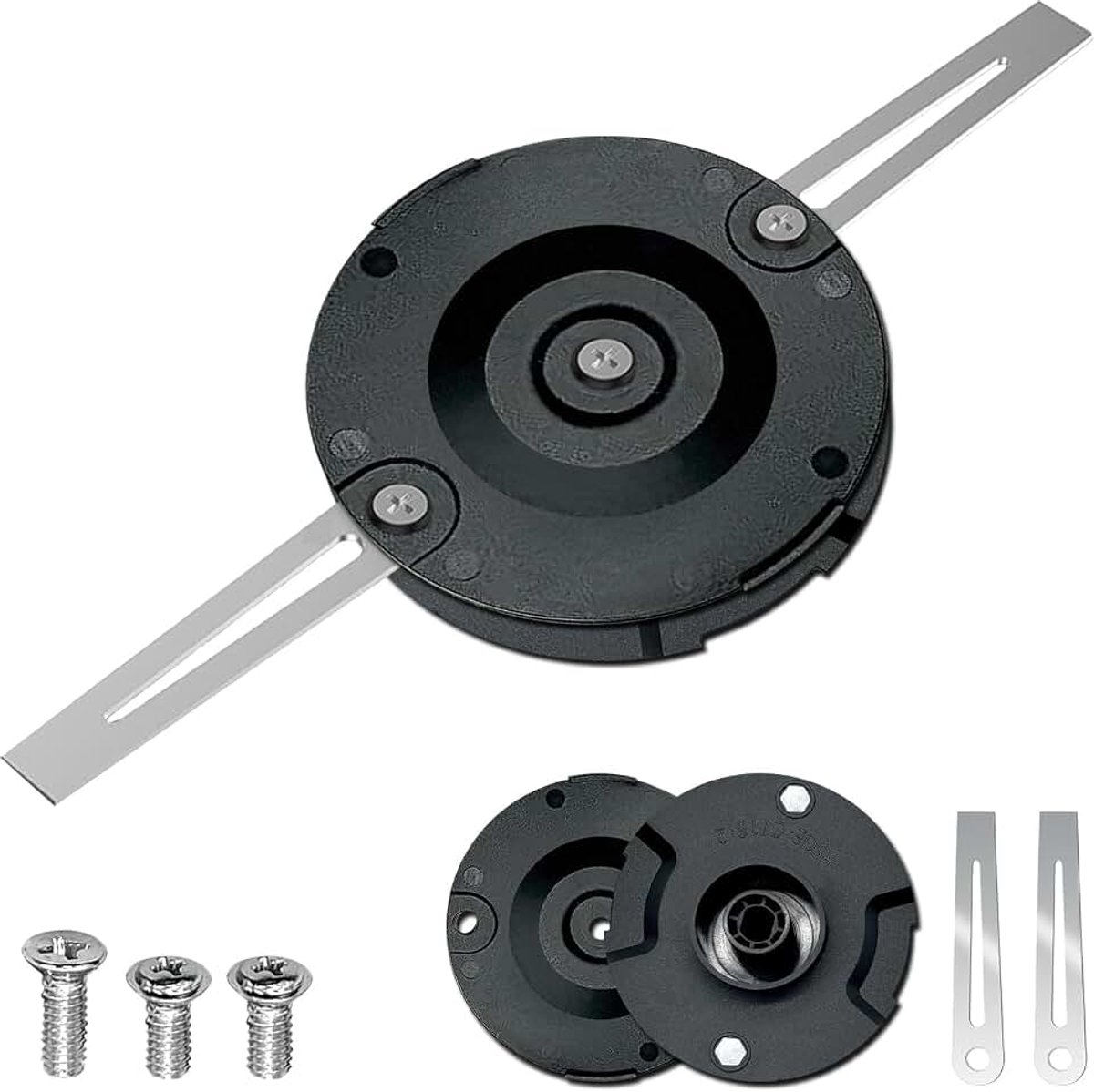 Snijschijf, reserveschijf compatibel met Einhell, Gardol, Gartenmeister,Mr Gardener, 2 stuks messen