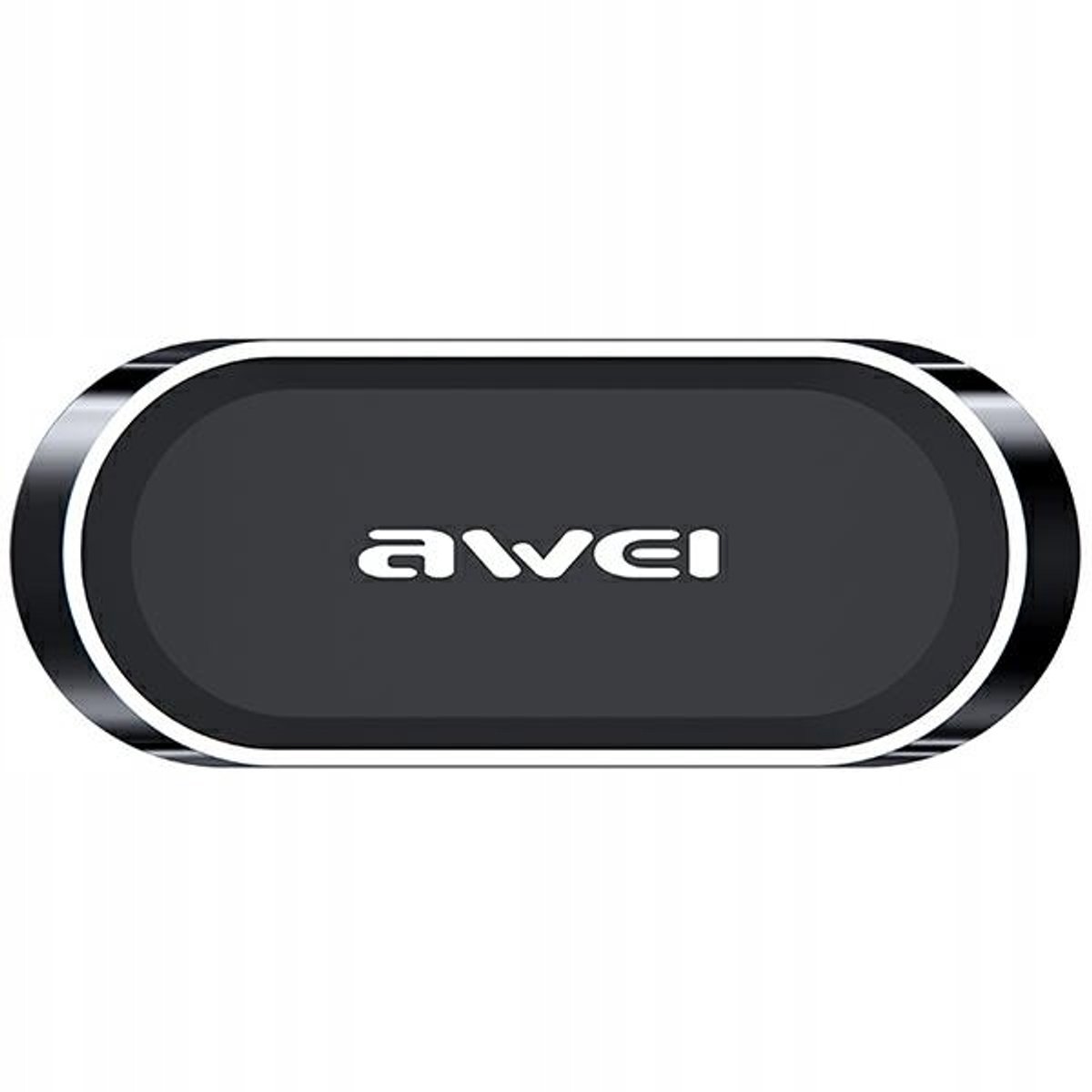 Awei X20 Magnetische Autohouder voor Dashboard - Zwart/Metaal Grijs