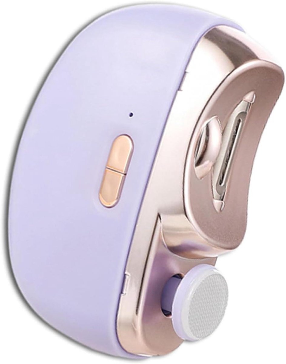 Elektrische Nagelknipper - Automatische Knipper - Nagels Verzorgen - 2-in-1 Knippen Polijsten - 8.5 x 6.5 x 3.3 cm - Wit