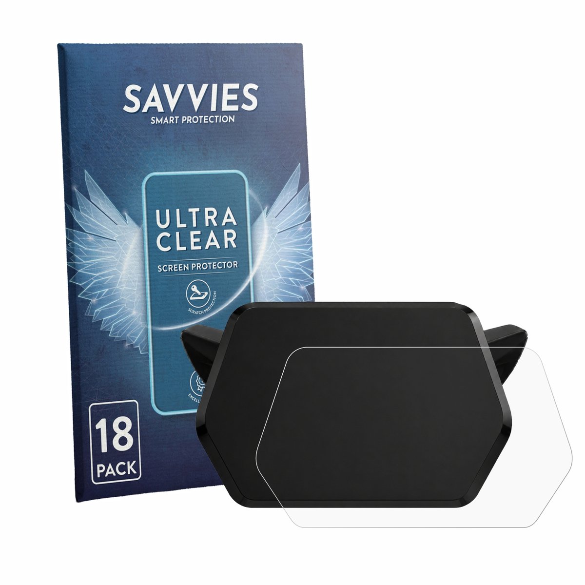 Savvies - Screenprotector voor Navee XT5 Max - Folie Beschermfolie transparant 18 Stuks