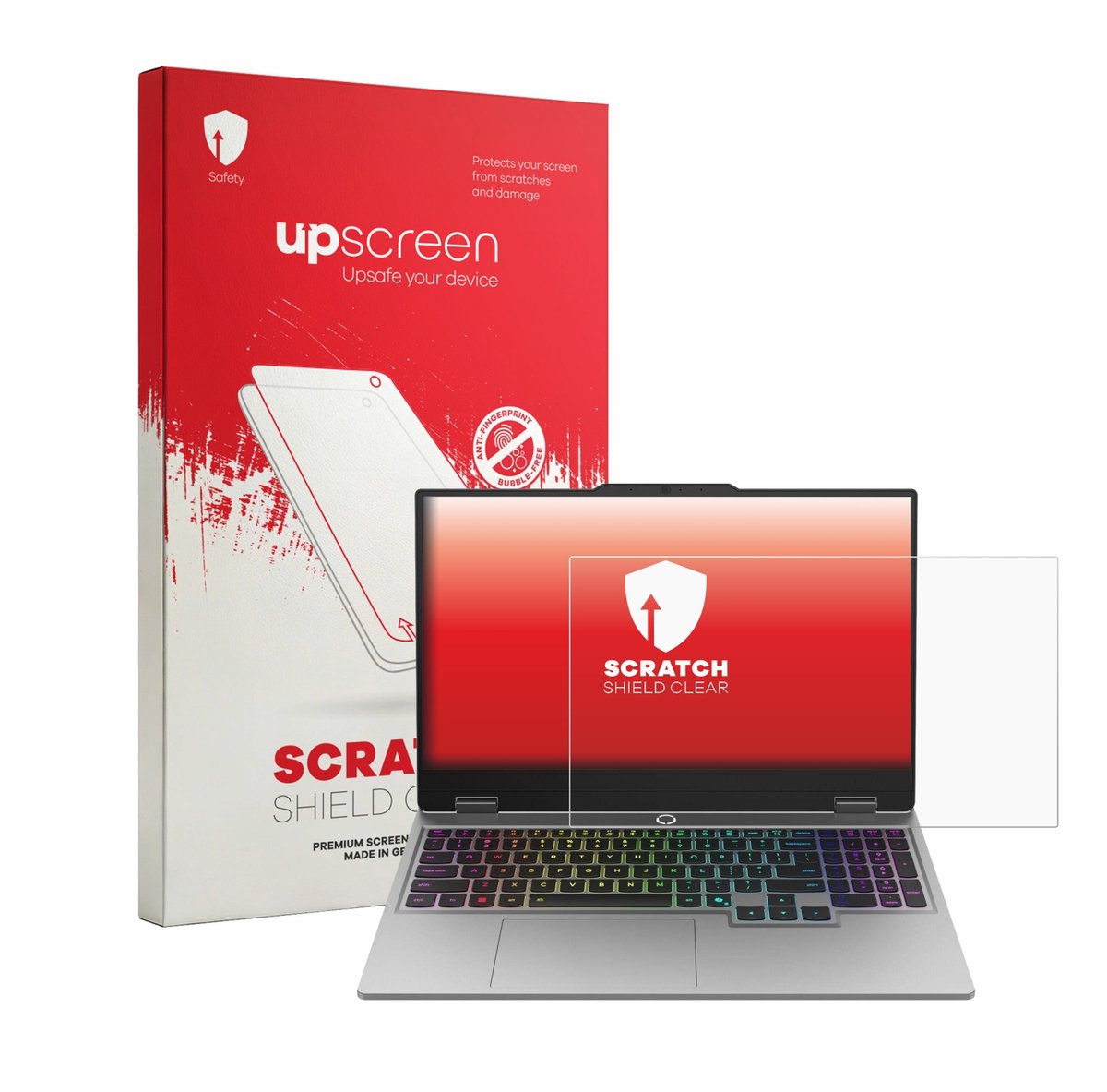 upscreen - Screenprotector voor Lenovo LOQ 17i Gen 10 17" - Folie Beschermfolie transparant