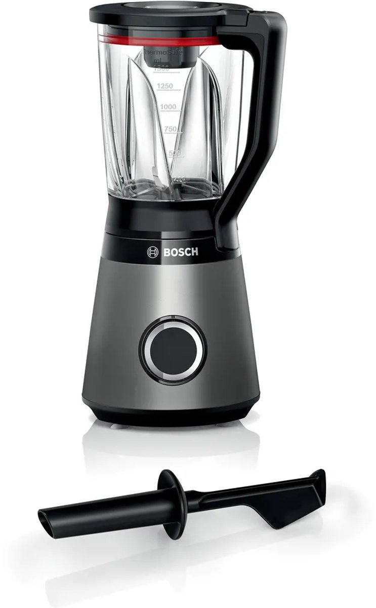 Bosch Serie 4 MMB4192S - Blender - 1,5L - 1200W - 10 jaar motorgarantie - Met veiligheidsdeksel - Zwart / Zilver