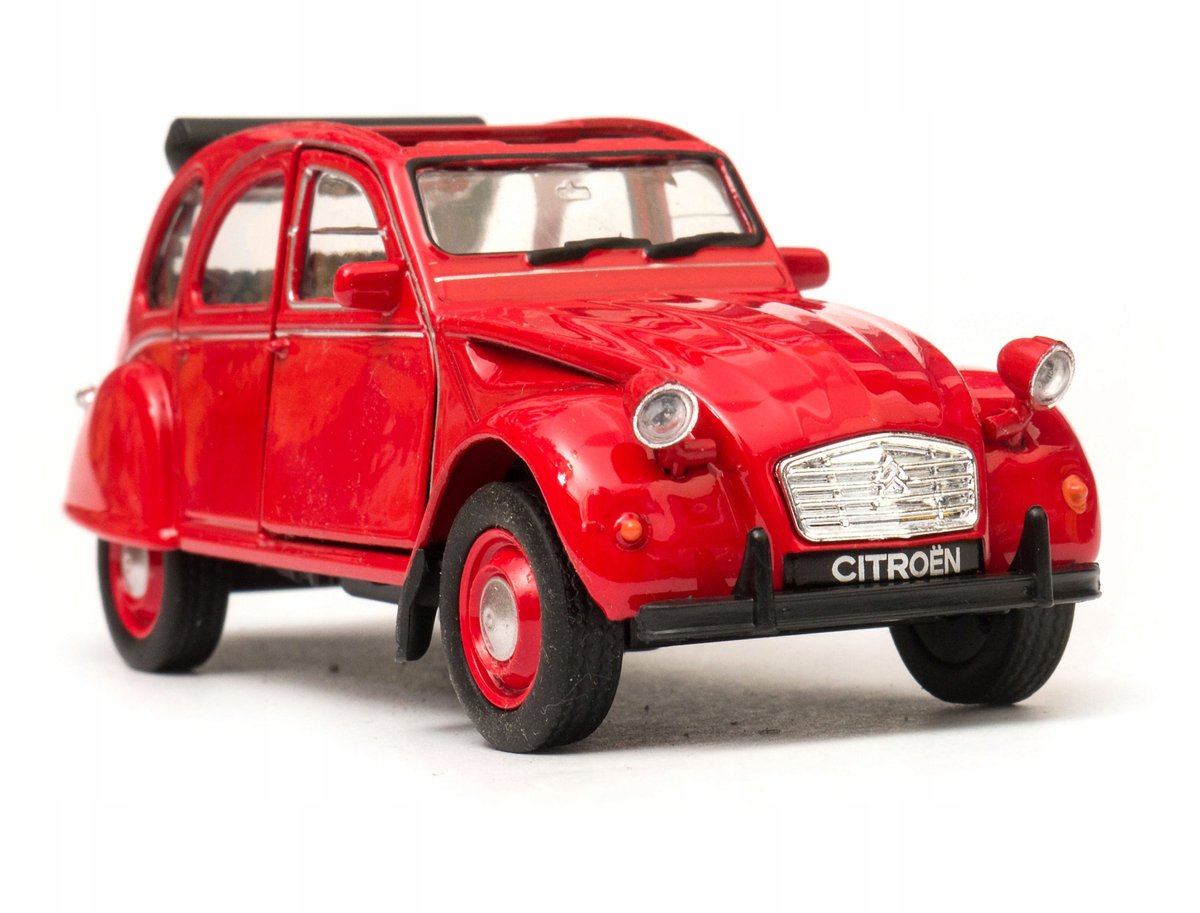 Welly Modelauto Citroën 2CV Rood Schaal 1:34-39