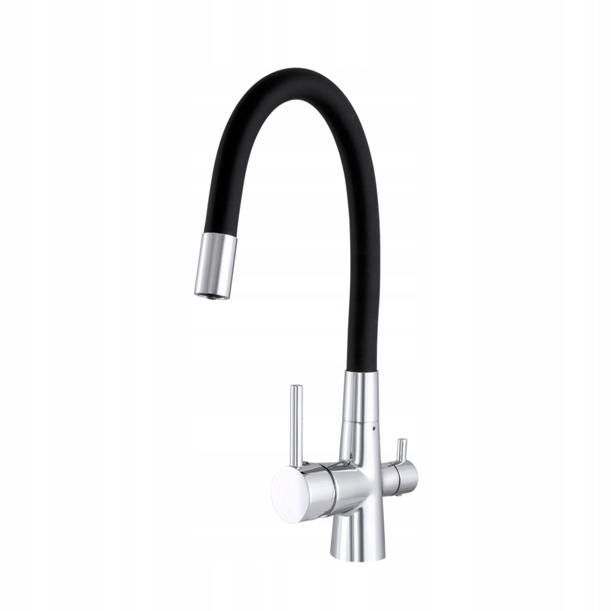 Keukenmengkraan Flex 3-weg Chroom