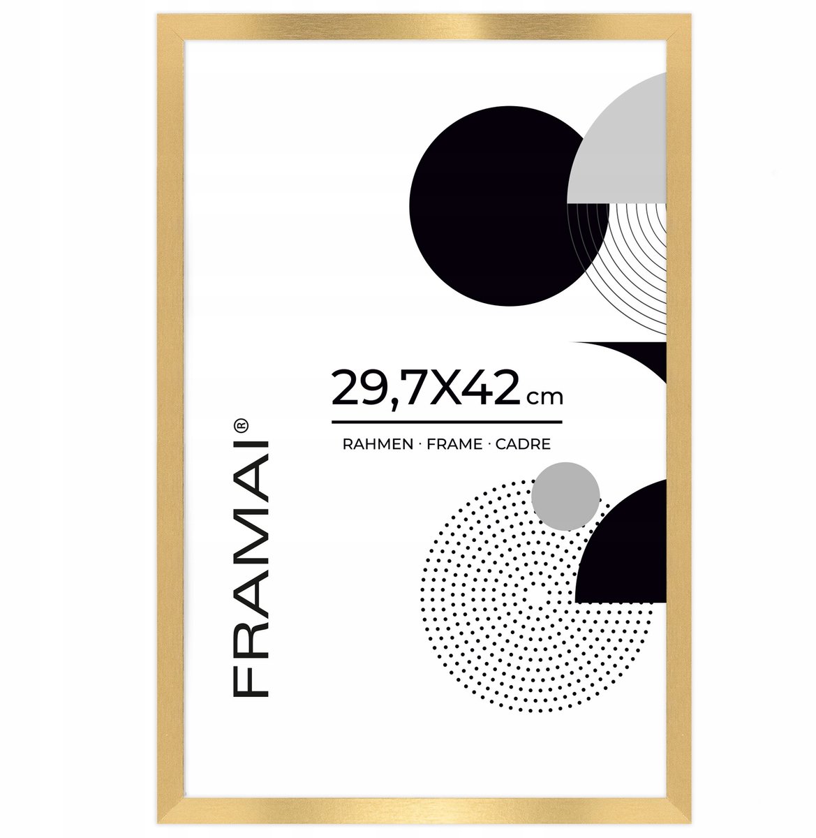 Gouden Fotolijst A3 (29,7x42 cm) voor Posters en Foto's