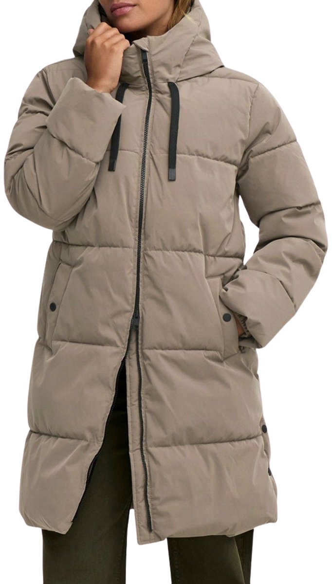 Jdy Blair Long Hooded Puffer Winterjas Dames - Maat L