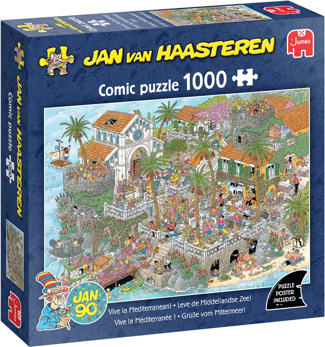 Jan van Haasteren - Leve de Middellandse Zee! - 1000 stukjes
