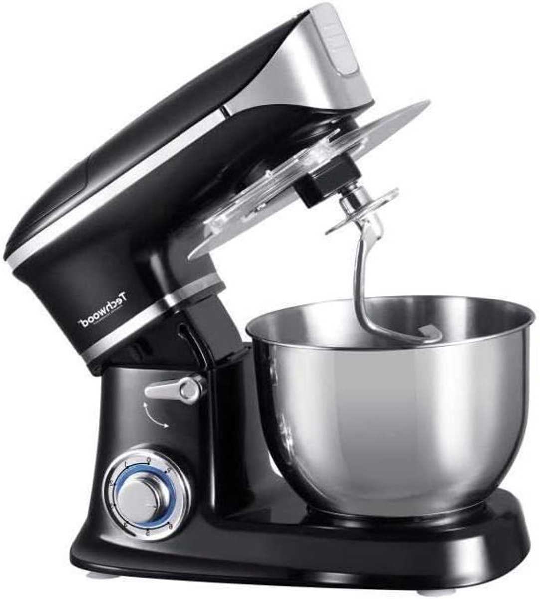 Keukenmachine - Mixer - Bakken en Mixen - Planetaire Beweging - 65 Liter Kom - Zwart