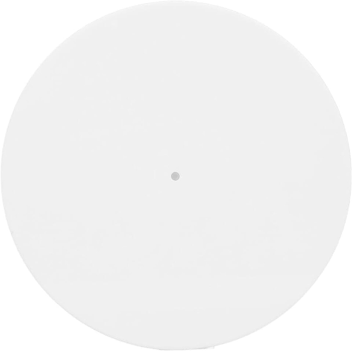 Acryl Slipmat, voor LP Platenspelers, Professionele Vermindering van Statische Stofruis Platenschotelmat, voor 12 Inch Platenspeler (WHITE)