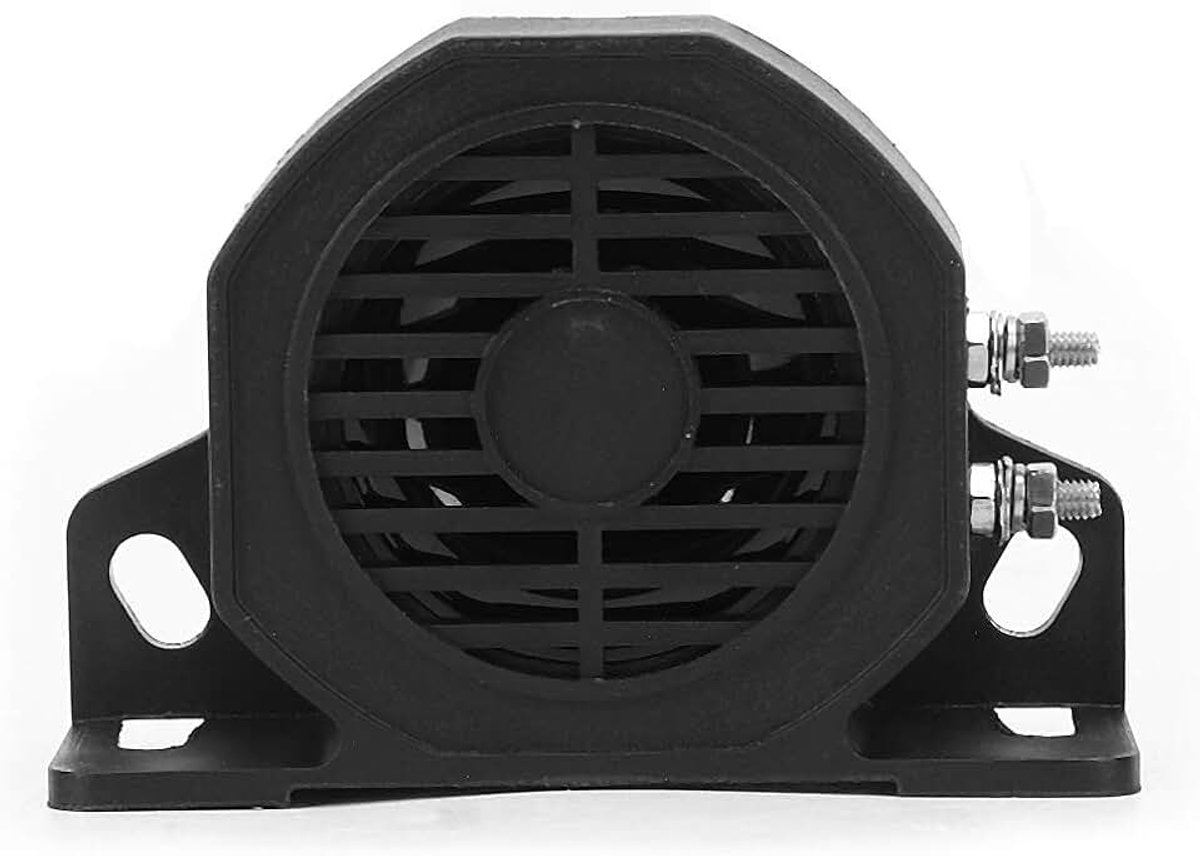 Achteruitrij Sirene, 12-60V Auto Waterdichte Achteruitrijhoorn, Universele 82-102db Achteruitrijzoemer voor Vrachtwagens, Auto's, Aanhangwagens (Zonder Magneet)