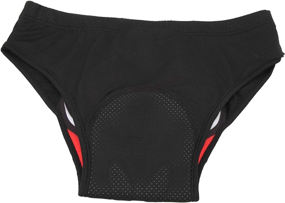 Fietsondergoed voor heren, driehoek, fietsslip, comfortabel, ademend, sneldrogend, fietsbroek met verdikte siliconen pads