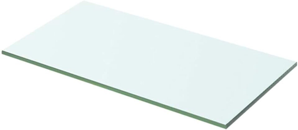 Plank, glazen plank, glasplank, glazen plank, badplank, doucheplank, glazen vloer, wandplank, badkamerrek voor badkamer, glas, transparant, 50 cm x 20 cm