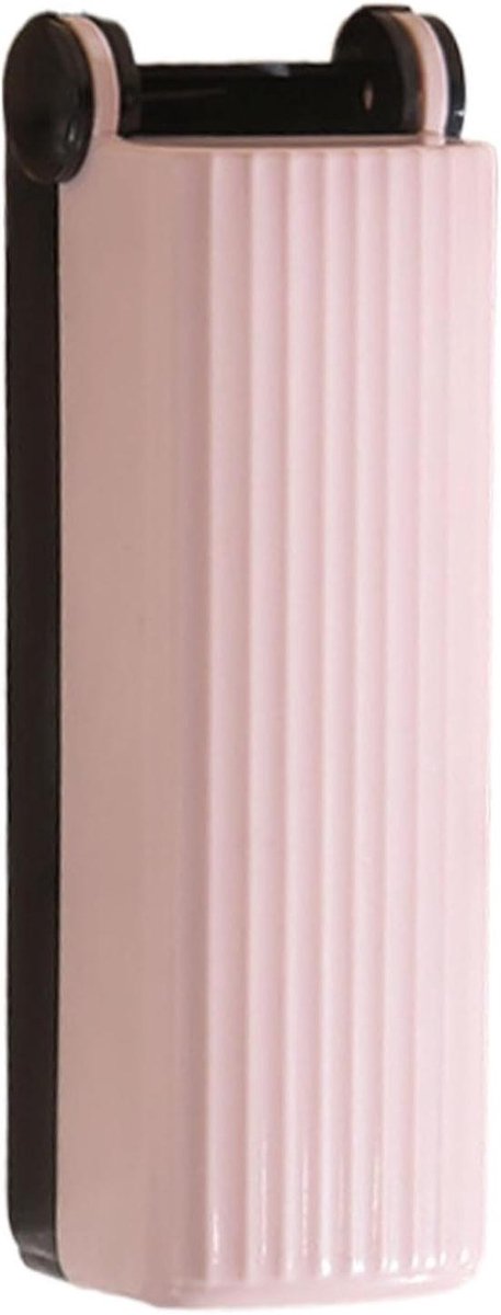 Herbruikbare Sticky Roller - Wasbare Lintroller - Kleding Reinigen - Ergonomische Handgreep - 3x2.7x9.5cm - Roze blauw