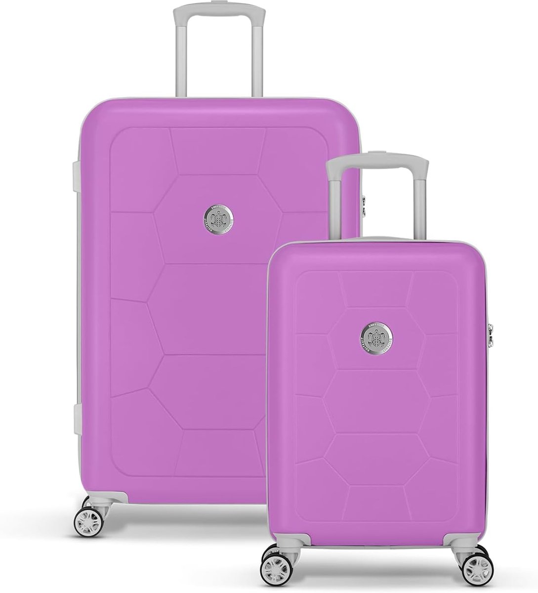 SnelShoppen - Lichtgewicht Koffer Set - Handbagage Koffer 53x35x20cm & Grote Reis Koffer 75x49x29cm - Harde Koffer met 4 Wielen - Veilige Combinatiesl