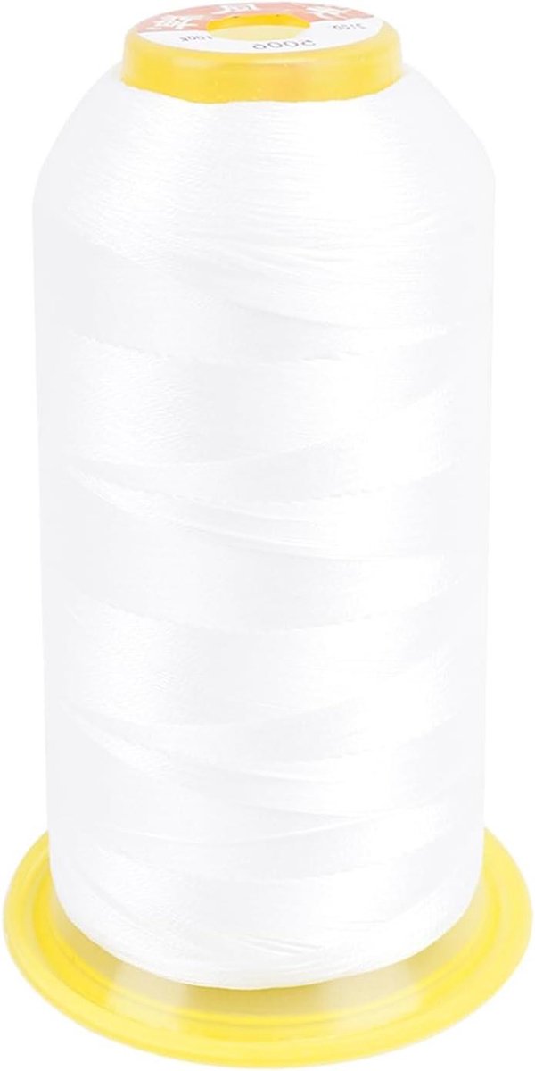 Naaigaren Rol - Polyester Draad - Kleding Maken - Sterke Kwaliteit - 210D - Wit