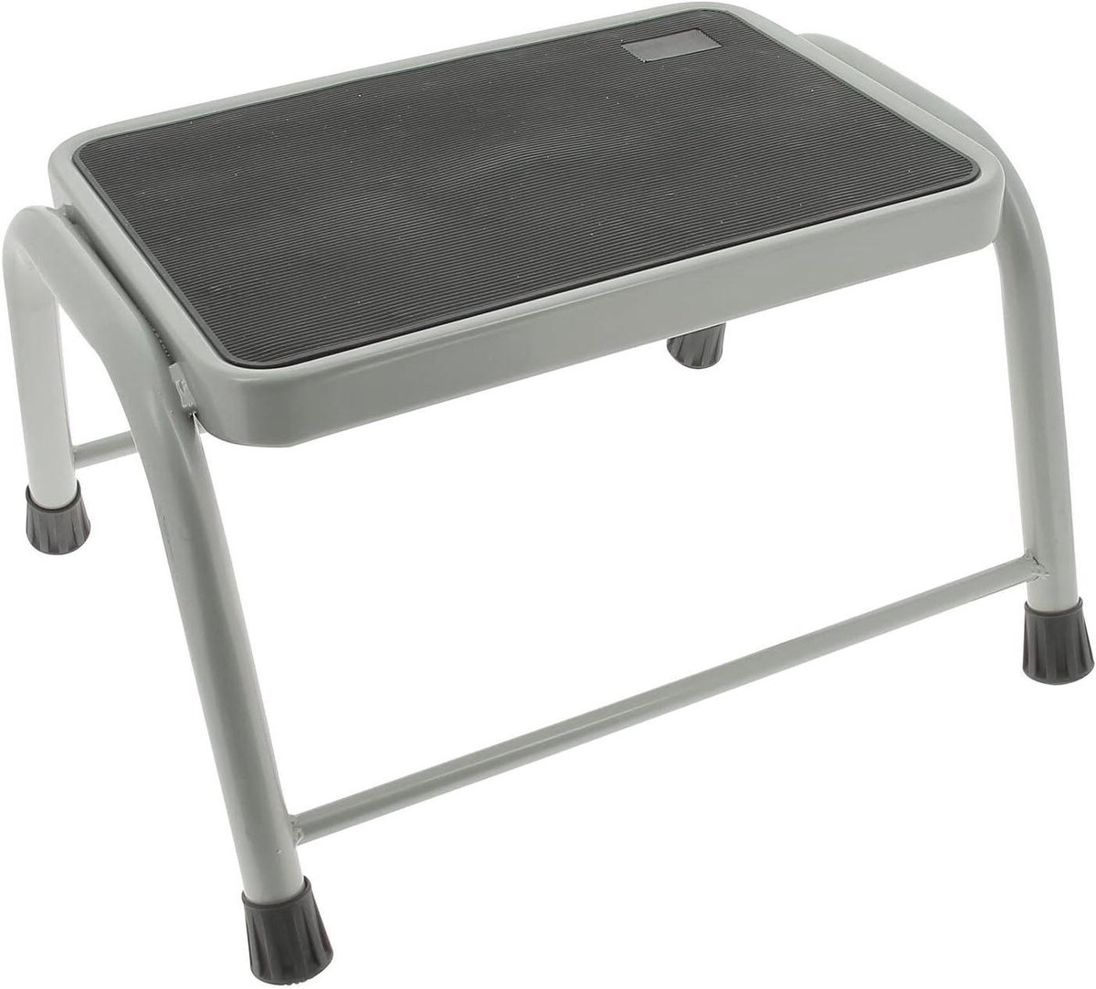 Stalen Voetenbank - Krukje Tabouret - Extra Zitplaats - Anti-slip Trede - 38 cm Hoog - Metaal