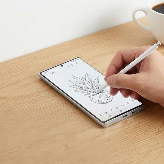Pen Stylus voor Galaxy S26 Ultra, vervangende pen compatibel met Samsung Galaxy S26 Ultra, SPen vervangende touch pen met hoge gevoeligheid, wit — afbeelding 2