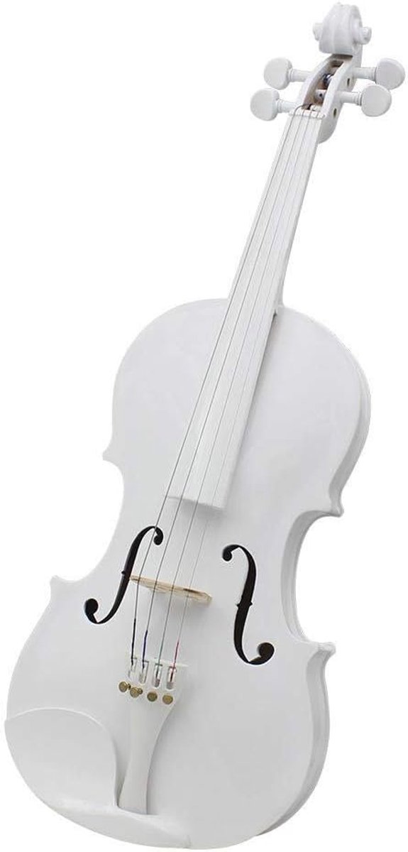 4/4 witte handgemaakte snaarinstrument spelen viool massief hout viool volwassen beginner muziekinstrument