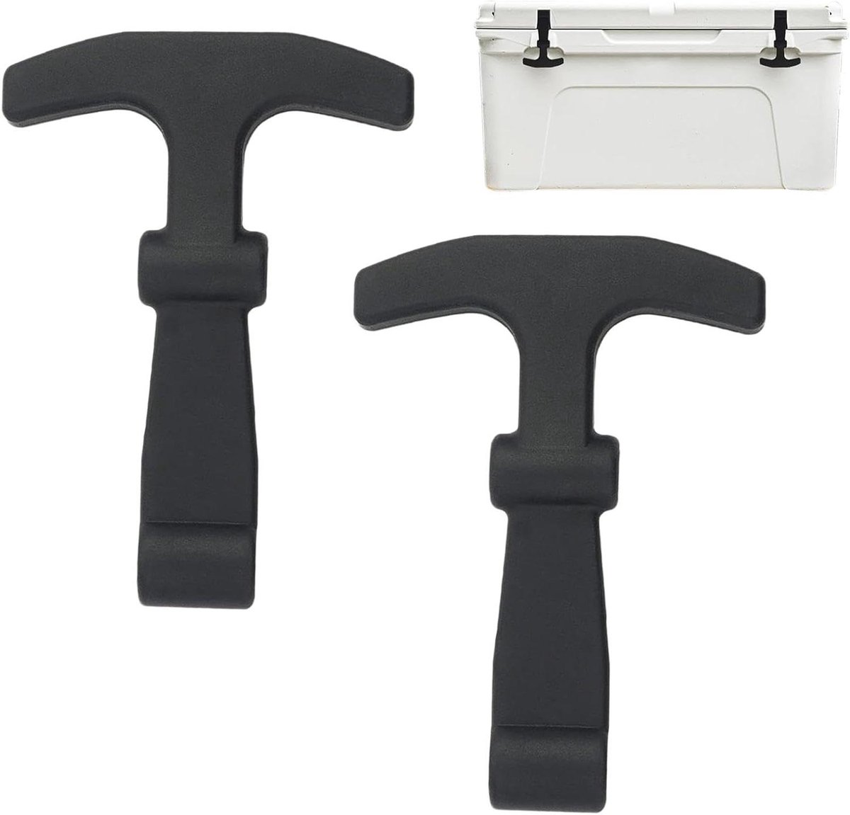 Koeler Afvoerplug - Vervangende Stop - Koeler Dicht Maken - Met T-vormige Gesp - 2 Stuks - Zwart