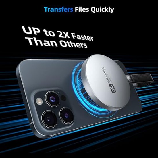 Externe SSD - Draagbare Opslag - Bestanden Overzetten - Hoge Snelheid - 512 GB - Zilverkleurig — afbeelding 3